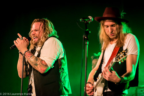 Nathan James on lead vocals & Andreas Eriksson on lead guitar