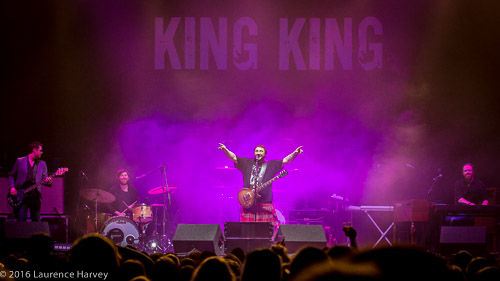 King King on stage at Wembley Arena