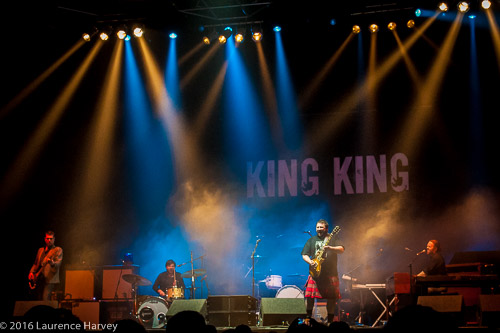 King King on stage at Wembley Arena