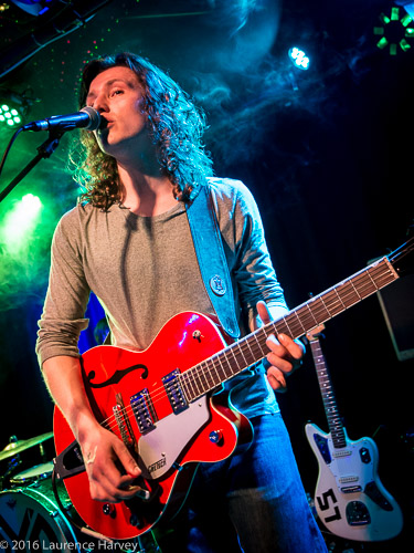 Jack Eddison on lead guitar