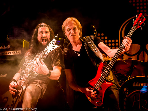 Francis Buchholz on bass & Wayne Findlay on 7 string guitar