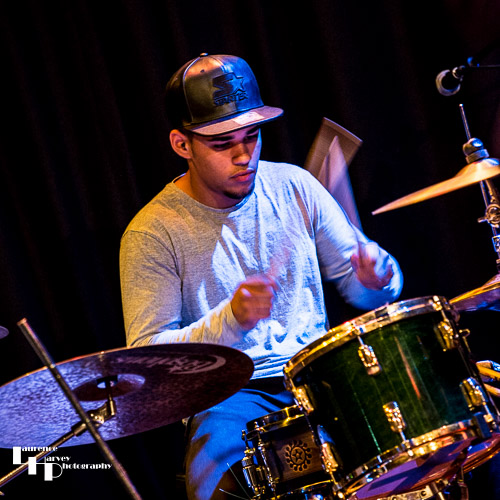 Aaron Virciglio on drums