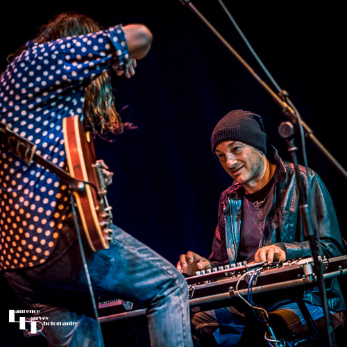 Anders Olinder on keys & Innes Sibun on guitar