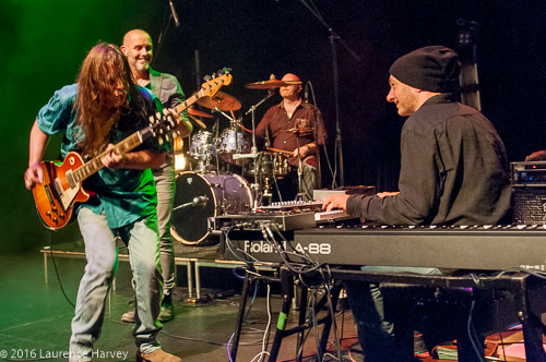 Sari Schorr & The Engine Room on stage at Norden Farm Arts Centre