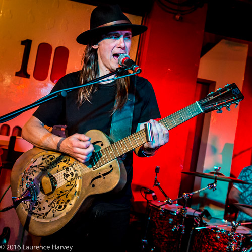 Johnny 'Magic Boy' Wright on guitar