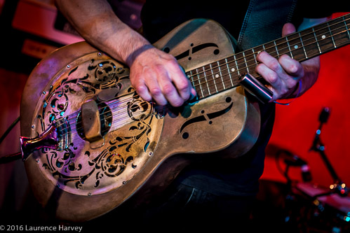 Johnny 'Magic Boy' Wright's home-made guitar