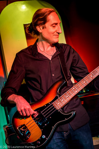 Alex Machell on bass
