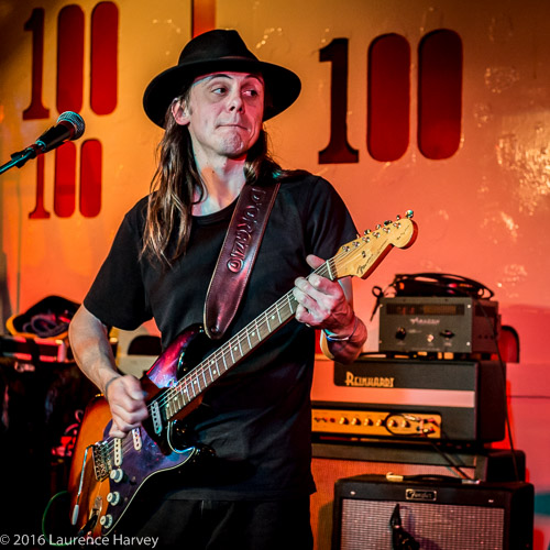 Johnny 'Magic Boy' Wright on guitar