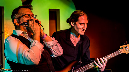 Gilby J. Fletcher on blues harp & Alex Machell on bass