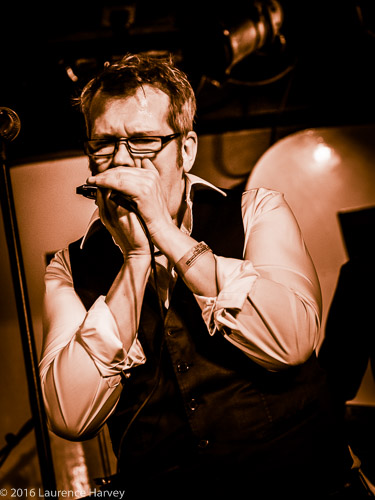 Gilby J. Fletcher on blues harp