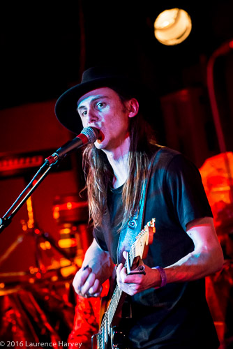 Johnny 'Magic Boy' Wright on guitar & vocals
