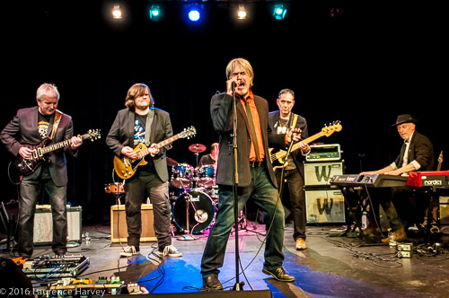 Storm Warning on stage, joined by Matt Long of Catfish on guitar