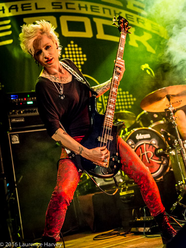 Cynthia Gillet on bass