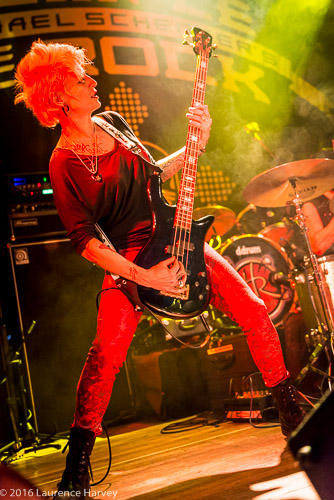 Cynthia Gillet on bass
