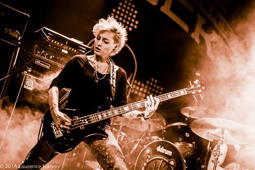 Cynthia Gillet on bass