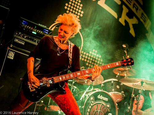 Cynthia Gillet on bass