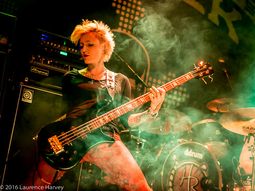 Cynthia Gillet on bass