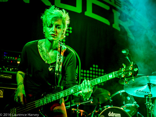 Cynthia Gillet on bass