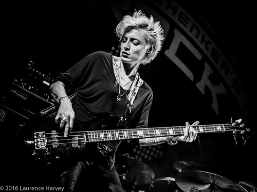Cynthia Gillet on bass