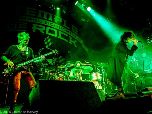 Venrez on stage at Islington Assembly Hall