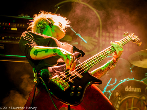 Cynthia Gillet on bass