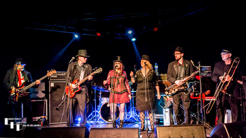 Hitman Blues Band on stage at Bucks Blues Festival