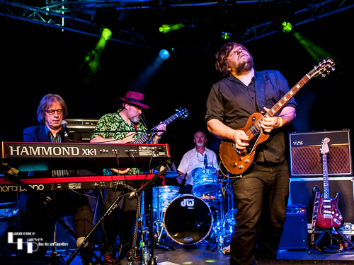 Catfish on stage at the Bucks Blues Fest