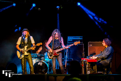 Del Bromham Blues Devils on stage at the Bucks Blues Fest
