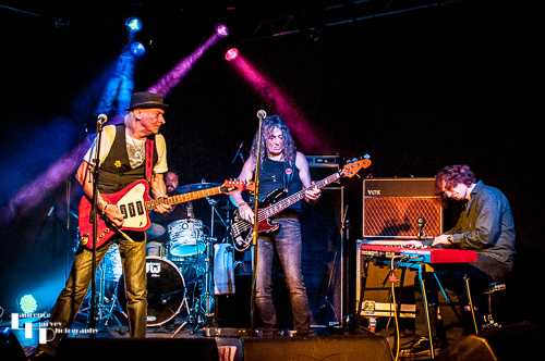 Del Bromham Blues Devils on stage at the Bucks Blues Fest