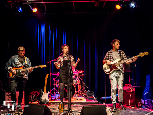Belle Day on stage at The Old Court
