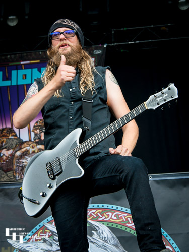 British Lion: David Hawkins on guitar