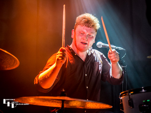 George Drewry on drums