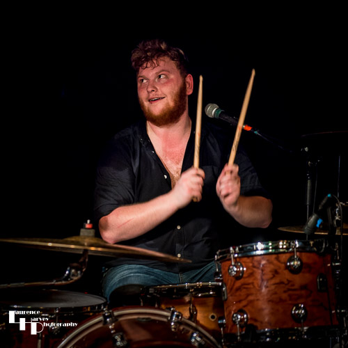 George Drewry on drums