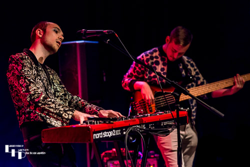 Ben Wickins on vocals & keyboards, Dan Hemsley on bass