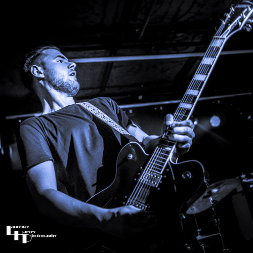 James Tranter on lead guitar