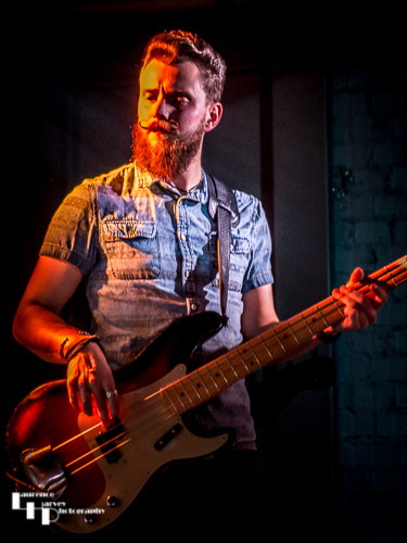 Luke Davis on bass