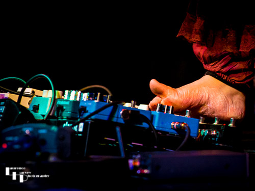 Chantel McGregor's pedal board (& foot!)