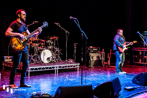 Danny Bryant & his band on stage at Arlington Arts Centre