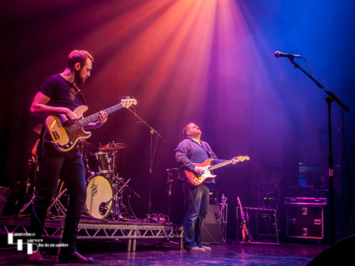 Danny Bryant & his band on stage at Arlington Arts Centre