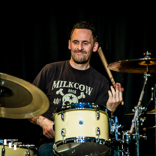 Pat Garvey on drums