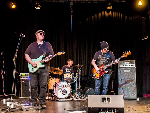 The Danny Giles Band on stage at The Limelight Theatre