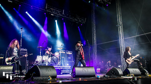 Dokken on stage at Ramblin' Man Fair