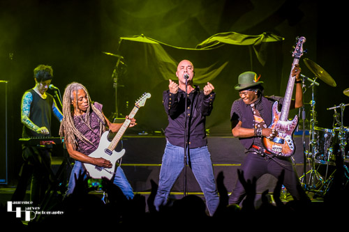The Dan Reed Network on stage at Brixton Academy