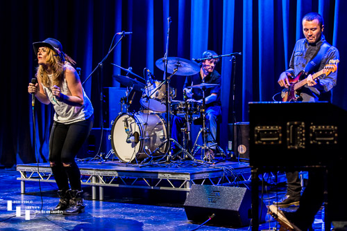 Elles Bailey on vocals, Zak Ranyard on bass & Matthew Jones on drums