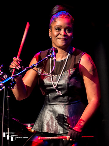 LaDonna Gales on percussion