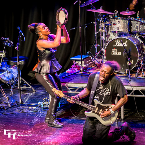 Eric Gales on vocals & guitar, LaDonna Gales on percussion