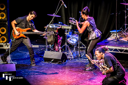 Eric Gales & his band on stage at Arlington Arts Centre