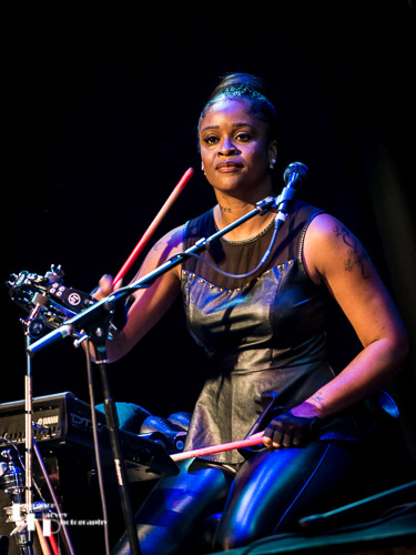 LaDonna Gales on percussion