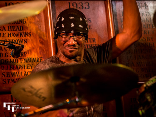Demarcus Sumter on drums