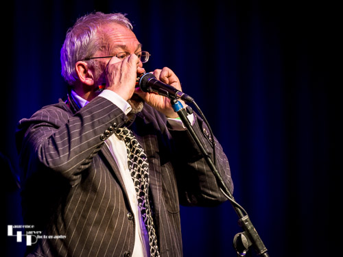 Giles Hedley on vocals & two harmonicas (one played through the nose)